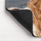 Tapis de souris Cavalier King Charles Spaniel sur (Coin)