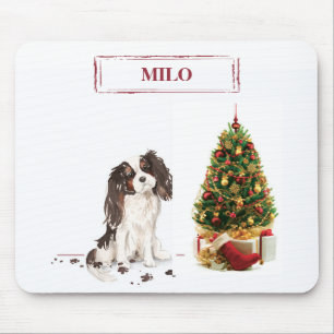 Tapis De Souris Cavalier King Charles Spaniel tricolore drôle de N