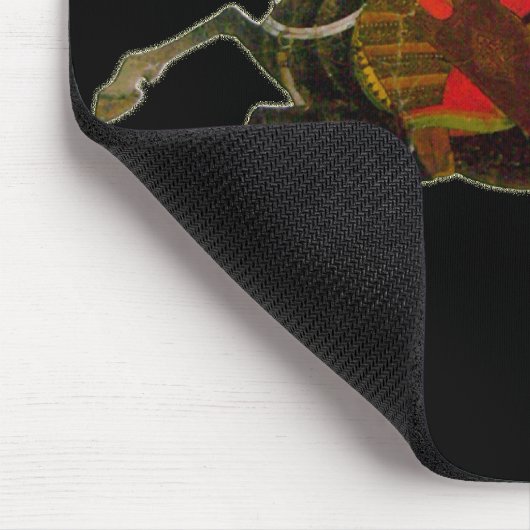 Tapis De Souris Cavalier mongol dans la bataille (Coin)