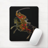 Tapis De Souris Cavalier mongol dans la bataille (Avec souris)