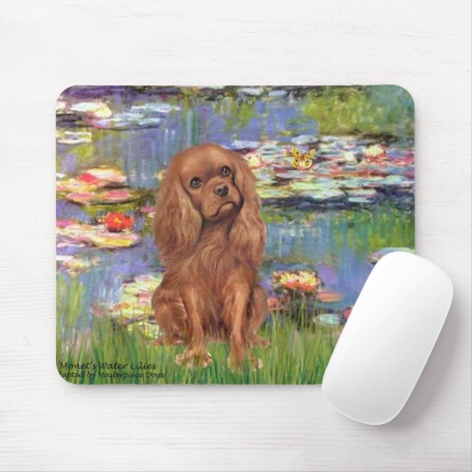 Tapis De Souris Cavalier (Ruby7) - Lilies 2 (Avec souris)