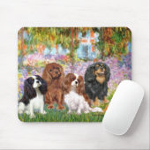 Tapis De Souris Cavaliers (4) - dans le jardin de Monet (Avec souris)