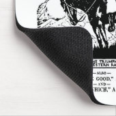 Tapis De Souris Cavaliers de Tom Mix de l'annonce 1925 de sauge (Coin)