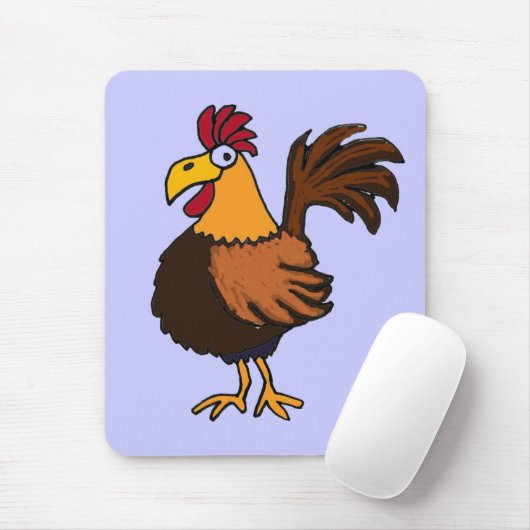 Tapis De Souris CC coq génial Mousepad (Avec souris)