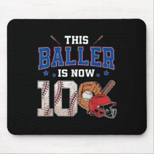 Tapis De Souris Ce Baller A Maintenant 10 Ans Baseball 10e Birt