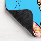 Tapis De Souris Ce café me maintiendra éveillé - bleu (Coin)