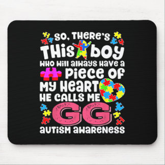 Tapis De Souris Ce Garçon Qu'Il M'Appelle Gg Fighter Sensibilisati