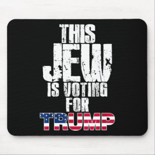 Tapis De Souris Ce Juif Vote Pour Trump électeur Républicain Juif
