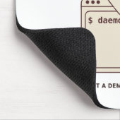 Tapis De Souris Ce n'est pas un démon, c'est un daemon drôle Linux (Coin)