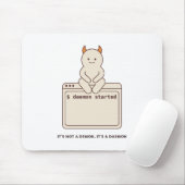 Tapis De Souris Ce n'est pas un démon, c'est un daemon drôle Linux (Avec souris)