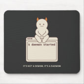 Tapis De Souris Ce n'est pas un démon, c'est un daemon drôle Linux (Devant)