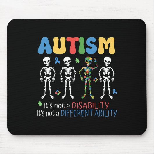 Tapis De Souris Ce N'Est Pas Un Handicap Différentes Capacités Aut (Devant)