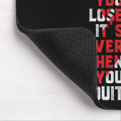 Tapis De Souris Ce n'est pas un soutien à la sensibilisation à l'a (Coin)