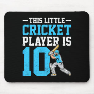 Tapis De Souris Ce petit joueur de cricket a 10 ans 10e Bi