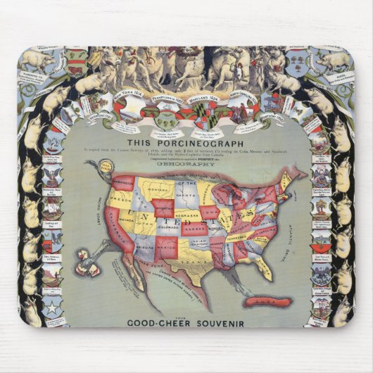 Tapis De Souris CE PORCINEOGRAPH, c1876 (Devant)