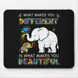Tapis De Souris Ce qui rend différent beau prise de conscience de