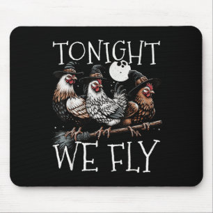 Tapis De Souris Ce Soir, Nous Volons Drôle Poulet Saison Soky Agri