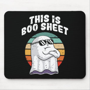 Tapis De Souris Ceci Est Bosheet Fun Halloween Costume Fun Pun Fan