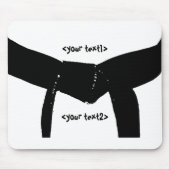 Tapis De Souris Ceinture noire des arts martiaux (Devant)