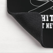 Tapis De Souris Ceinture Noire Et Ceinture Blanche N'Abandonnent J (Coin)