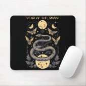 Tapis De Souris Celebrate Chinese New Year Of The Snake 2025 Moon (Avec souris)