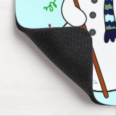 Tapis De Souris Célébration de Snowman Mousepad (Coin)