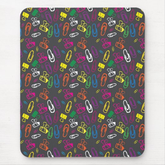 Tapis De Souris Célébration des clips papier (Devant)