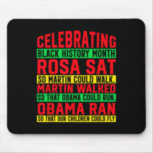 Tapis De Souris Célébration du Mois de l'histoire des Noirs1