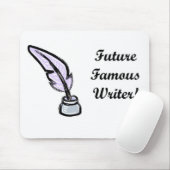 Tapis de souris célèbre d'auteur d'avenir (Avec souris)