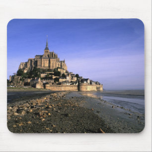 Tapis De Souris Célèbre forteresse de l'île du Mont St. Michel en