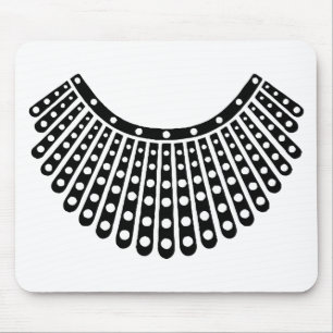 Tapis De Souris Célèbre RBG, Ruth Bader Ginsburg, RBG Collar