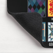 Tapis De Souris Célébrer la diversité artisanat de patchwork de qu (Coin)