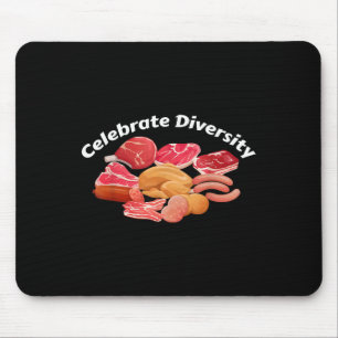Tapis De Souris Célébrer la diversité Barbecue Grill Vêtements Fun