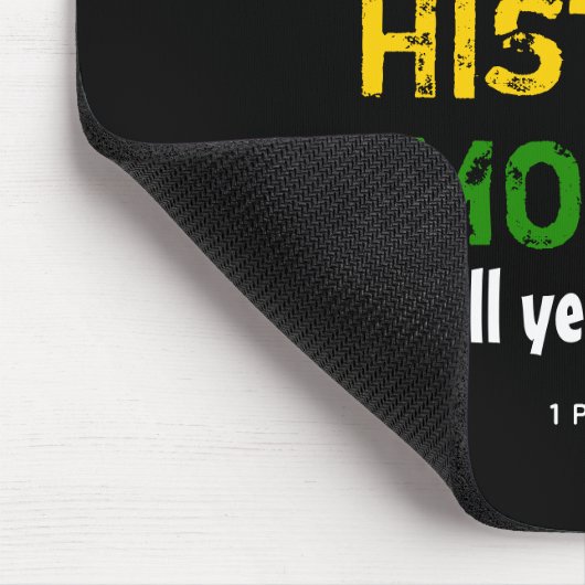 Tapis De Souris Célébrer le Mois de l'histoire des Noirs Écriture  (Coin)