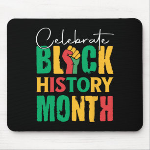Tapis De Souris Célébrez le Mois de l'histoire des Noirs pour homm