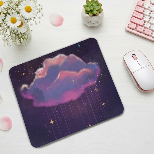 Tapis De Souris Celestial Dreamy Cloud Art Mouse Pad