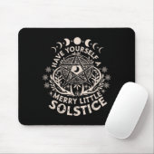 Tapis De Souris Celestial Have Yourself A Merry Little Solstice Yu (Avec souris)