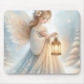 Tapis De Souris Celestial Winter Angel Lantern of Comfort (Devant)