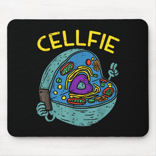 Tapis De Souris Cell Fie Funny Science Biology Teacher (Devant)