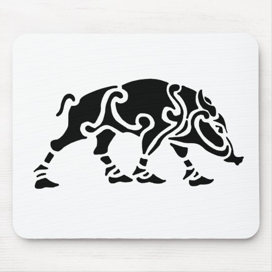 Tapis De Souris Celtic Boar Mousepad (Devant)