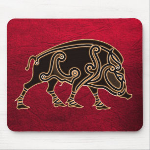 Tapis De Souris Celtic Boar Mousepad