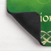 Tapis De Souris Céltic Green Knots & Feuilles (Coin)