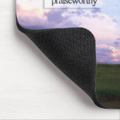 Tapis De Souris Celui qui soit… mousepad vrai (Coin)