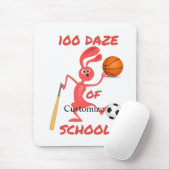 Tapis De Souris Cent Daze De L'École Thunder_Cove (Avec souris)