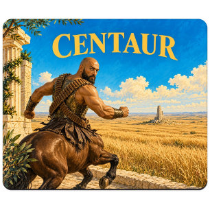 Tapis De Souris Centaure, Monstre de Fantasy Gothique