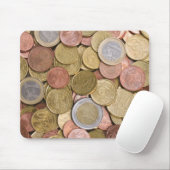 Tapis De Souris Centimes Euro (Avec souris)