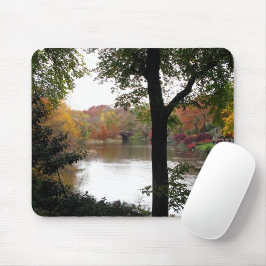 Tapis De Souris Central Park à Fall Mousepad (Avec souris)
