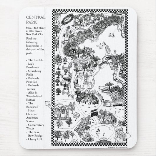 Tapis De Souris Central Park Mousepad (Devant)