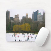 Tapis De Souris Central Park NY NYC Wollman patinoire Mousepad (Avec souris)