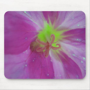 Tapis De Souris Centre de fleurs pourpre de Mousepad